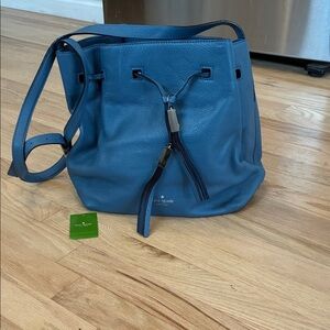 Kate Spade blue Leather Shoulder Bag NWT